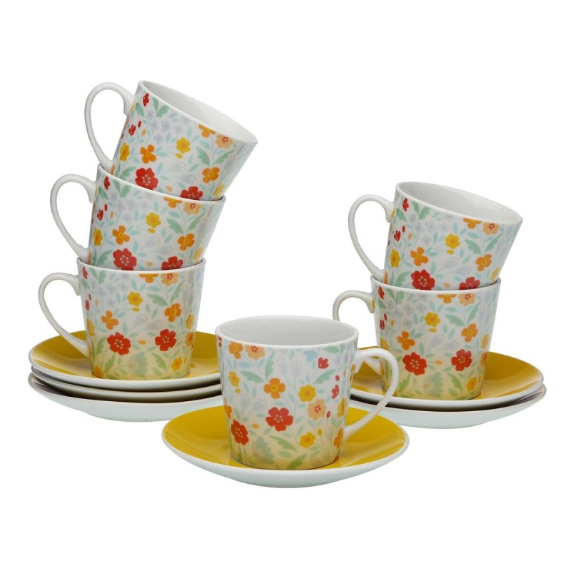 Set da Tè Versa Flandes Porcellana 9 x 14 x 14 cm 10,5 x 8 x 6 cm 14 x 14 x 2 cm 6 Unità Set da Tè Versa Flandes Porcellana 9 x 14 x 14 cm 10,5 x 8 x 6 cm 14 x 14 x 2 cm 6 Unità