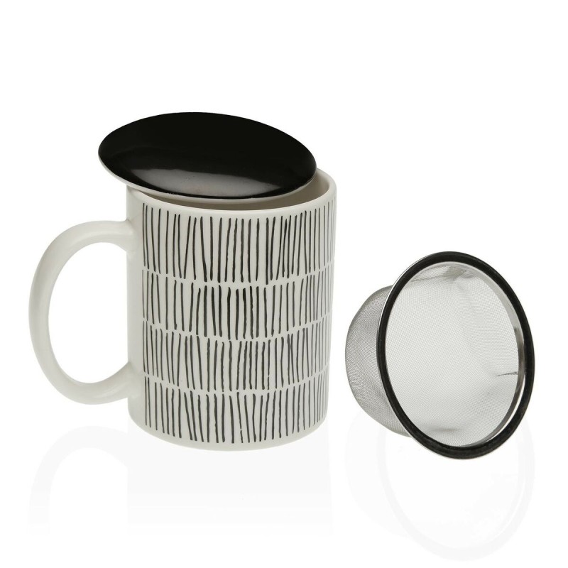 Tazza con Filtro per Infusioni Versa New Lines Gres Tazza con Filtro per Infusioni Versa New Lines Gres