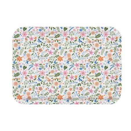 Vassoio Versa Polietilene RPET 27 x 2,2 x 38 cm Fiori
