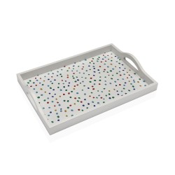 Vassoio Versa Dotty Legno MDF 24 x 4,5 x 34 cm