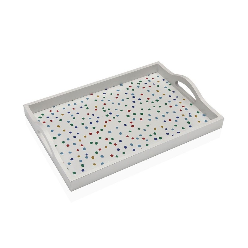 Vassoio Versa Dotty Legno MDF 24 x 4,5 x 34 cm