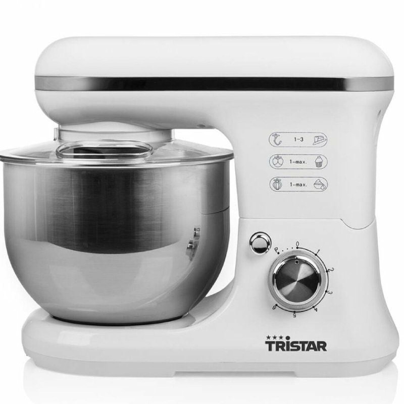 Robot da Cucina Tristar MX-4817 1200 W 1500 W Acciaio inossidabile Bianco 5 L Robot da Cucina Tristar MX-4817 1200 W 1500 W Acciaio inossidabile Bianco 5 L
