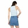 Maglia a Maniche Corte Donna 24COLOURS Casual Azzurro Azzurro Chiaro