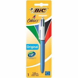 Penna a inchiostro liquido Bic 802077 Azzurro Bianco Multicolore