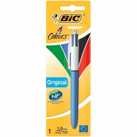 Penna a inchiostro liquido Bic 802077 Azzurro Bianco Multicolore