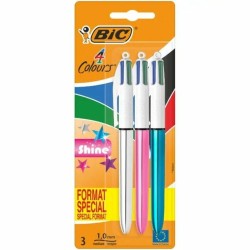 Set di Penne Bic 4 Colors Shine 9122751