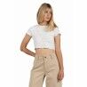 Maglia a Maniche Corte Donna 24COLOURS Casual Bianco