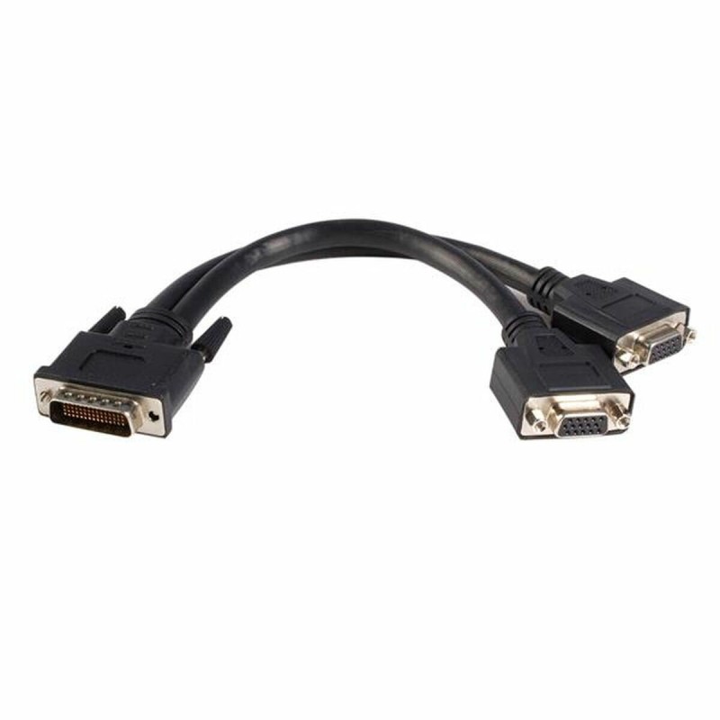 Cavo DMS-59 con VGA Startech DMSVGAVGA1 Nero 0,2 m Cavo DMS-59 con VGA Startech DMSVGAVGA1 Nero 0,2 m