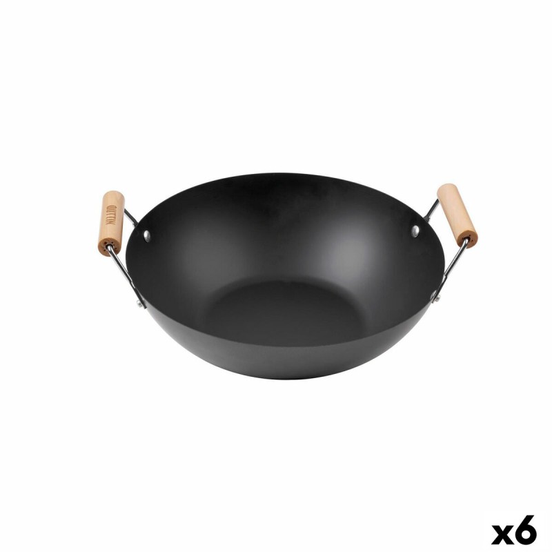 Padella Wok Quttin Legno (6 Unità) Padella Wok Quttin Legno (6 Unità)