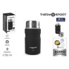 Thermos per Alimenti ThermoSport Nero Acciaio 750 ml (6 Unità)
