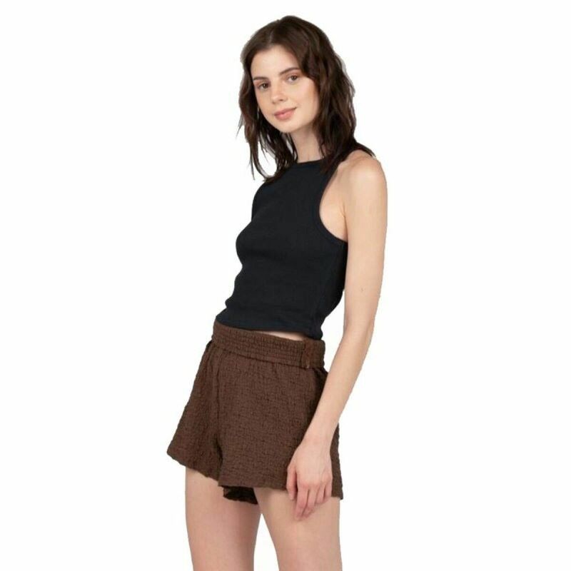 Maglia a Maniche Corte Donna 24COLOURS Casual Nero Maglia a Maniche Corte Donna 24COLOURS Casual Nero