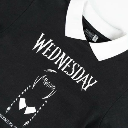 Felpa senza Cappuccio da Bambina Wednesday Grigio scuro