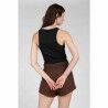 Maglia a Maniche Corte Donna 24COLOURS Casual Nero