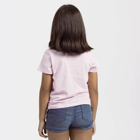 Maglia a Maniche Corte per Bambini Hello Kitty Rosa Rosa chiaro