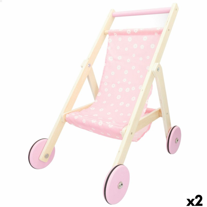 Carrozzina per Bambole 33 x 44 x 51 cm (2 Unità) Carrozzina per Bambole 33 x 44 x 51 cm (2 Unità)