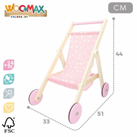 Carrozzina per Bambole 33 x 44 x 51 cm (2 Unità)