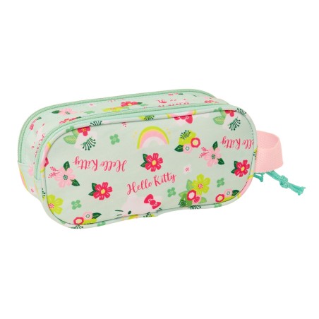 Portaoggetti Doppio Hello Kitty Verde Rosa 21 x 8 x 6 cm 3D