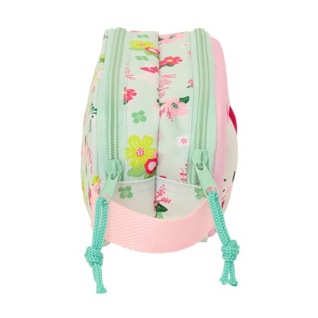 Portaoggetti Doppio Hello Kitty Verde Rosa 21 x 8 x 6 cm 3D