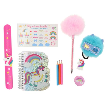 Set di Cancelleria Inca   Unicorno (8 Pezzi)