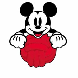 Giocattoli per cani Mickey Mouse Rosso 10,5 x 14,5 x 6 cm