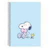 Agenda Snoopy Love Azzurro A5 80 Pagine