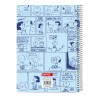 Agenda Snoopy Love Azzurro A5 80 Pagine