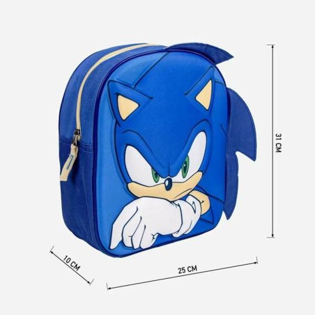 Zaino Scuola Sonic