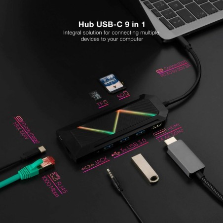 Adattatore Display Port con HDMI/VGA NANOCABLE 10.16.0901