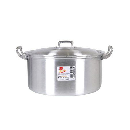Casseruola con coperchio Alluminio 31,3 x 26,5 x 13,5 cm (8 Unità)