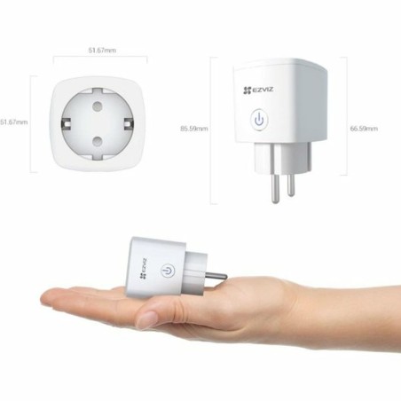 Presa Intelligente Ezviz T30-10B-EU Wi-Fi 10 A