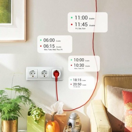 Presa Intelligente Ezviz T30-10B-EU Wi-Fi 10 A