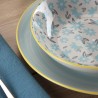 Servizio di Piatti Versa BREEZE  Azzurro Porcellana 18 Pezzi