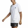 Maglia a Maniche Corte Uomo Adidas Essentials Bianco