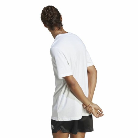 Maglia a Maniche Corte Uomo Adidas Essentials Bianco