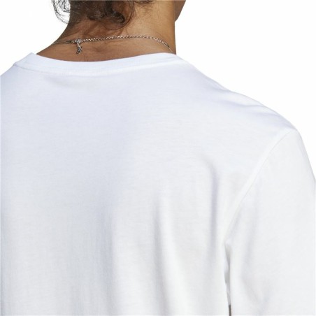 Maglia a Maniche Corte Uomo Adidas Essentials Bianco