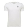 Maglia a Maniche Corte Uomo Reebok Identity Left Chest Logo Bianco