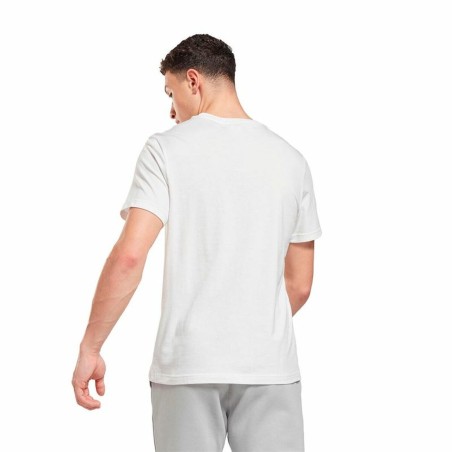 Maglia a Maniche Corte Uomo Reebok Identity Left Chest Logo Bianco