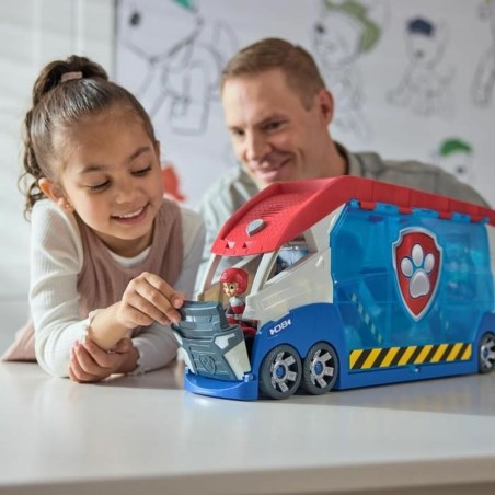 Camion Porta-veicoli The Paw Patrol Multicolore (3 Unità)