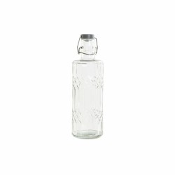 Borraccia DKD Home Decor Grigio Trasparente Acciaio inossidabile Cristallo