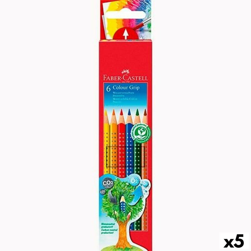 Matite Colorate Acquerellabili Faber-Castell Multicolore (5 Unità) Matite Colorate Acquerellabili Faber-Castell Multicolore (5 Unità)