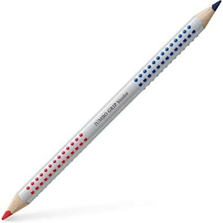Matite colorate Faber-Castell Jumbo Azzurro Rosso (12 Unità)