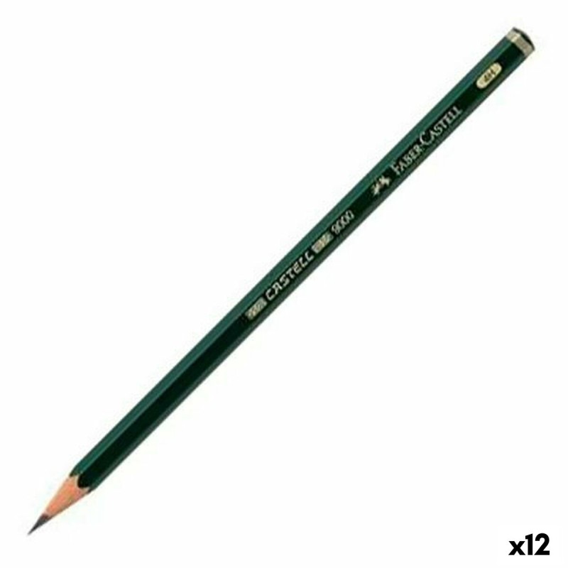 Matita Faber-Castell 9000 Ecologico Esagonale 5H (12 Unità)