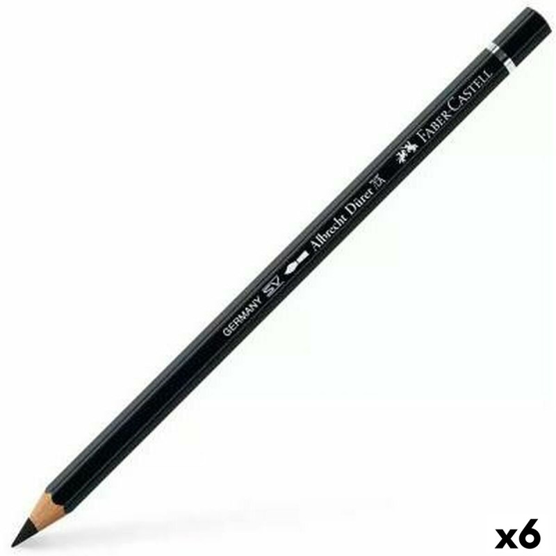Matita Faber-Castell Albrecht Dürer Acquerello Nero Esagonale (6 Unità) Matita Faber-Castell Albrecht Dürer Acquerello Nero Esagonale (6 Unità)