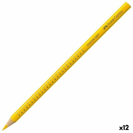 Matite colorate Faber-Castell Colour Grip Giallo (12 Unità)