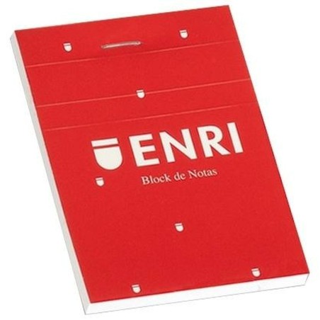 Block Notes ENRI Rosso A6 80 Pagine (10 Unità)