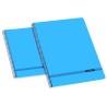 Quaderno ENRI Morbida Azzurro 80 Pagine 4 mm Quarto (10 Unità)