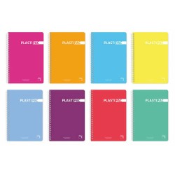 Quaderno Pacsa Plastipac Multicolore Din A4 80 Pagine 21,5 x 31,5 cm 5 Pezzi