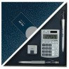 Set di Cancelleria Milan Edition Box  4 Pezzi Blu Marino