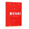 Block Notes ENRI Rosso A7 80 Pagine 4 mm (10 Unità)
