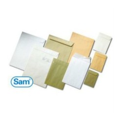 Busta Sam A-12 DIN B4 Bianco 250 x 353 mm Autoadesivo 100 g/m²